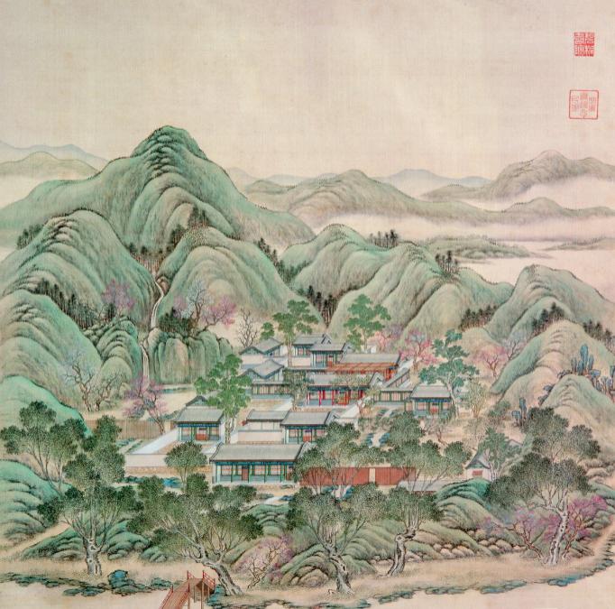 说明: D:\余\圆明园\圆明园各景古图\圆明园四十景\碧桐书院.JPG