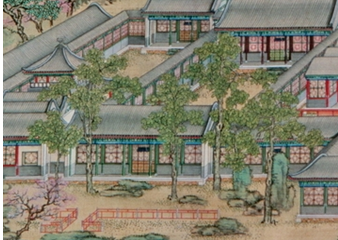 "长春仙馆"青桐点植